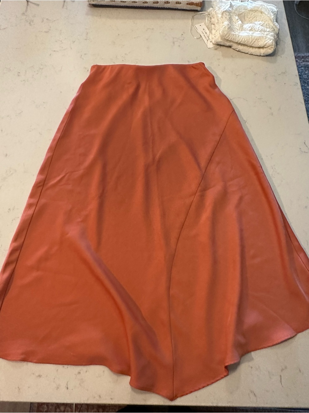 a new day Satin A-Line Skirt